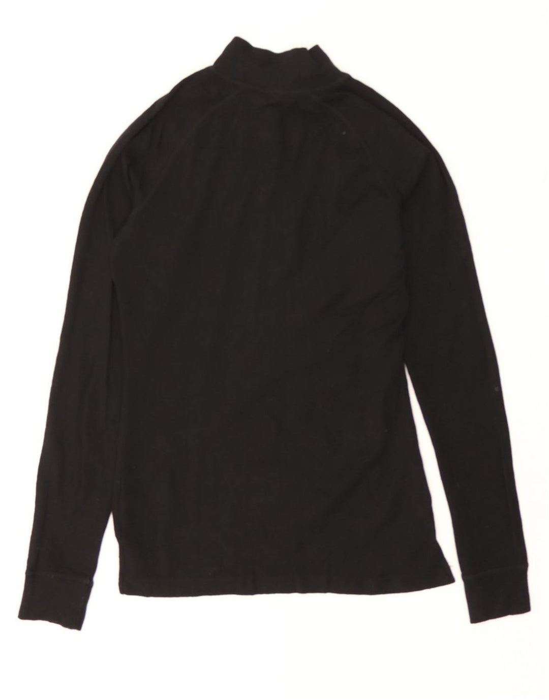 MOUNTAIN WAREHOUSE Womens Zip Neck Jumper Sweater UK 10 Small Black Wool Vintage Mountain Warehouse and Second-Hand Mountain Warehouse from Messina Hembry 