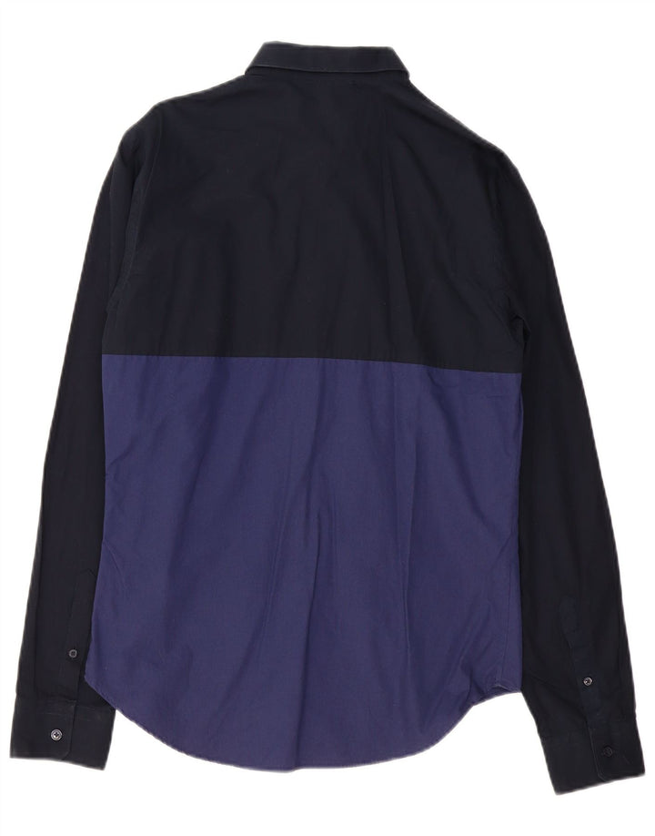 ZARA muška uska košulja srednje tamnoplave boje