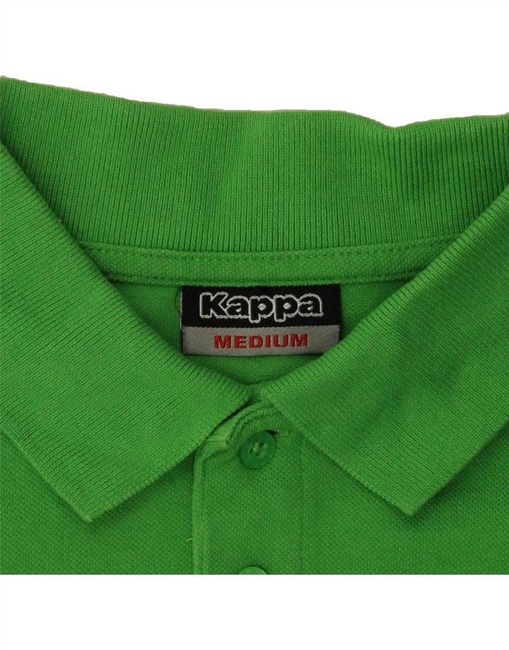 KAPPA Mens Polo Shirt Medium Green Vintage Kappa and Second-Hand Kappa from Messina Hembry 