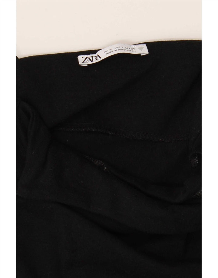 Zara ženska slip haljina UK 8 Mala crna