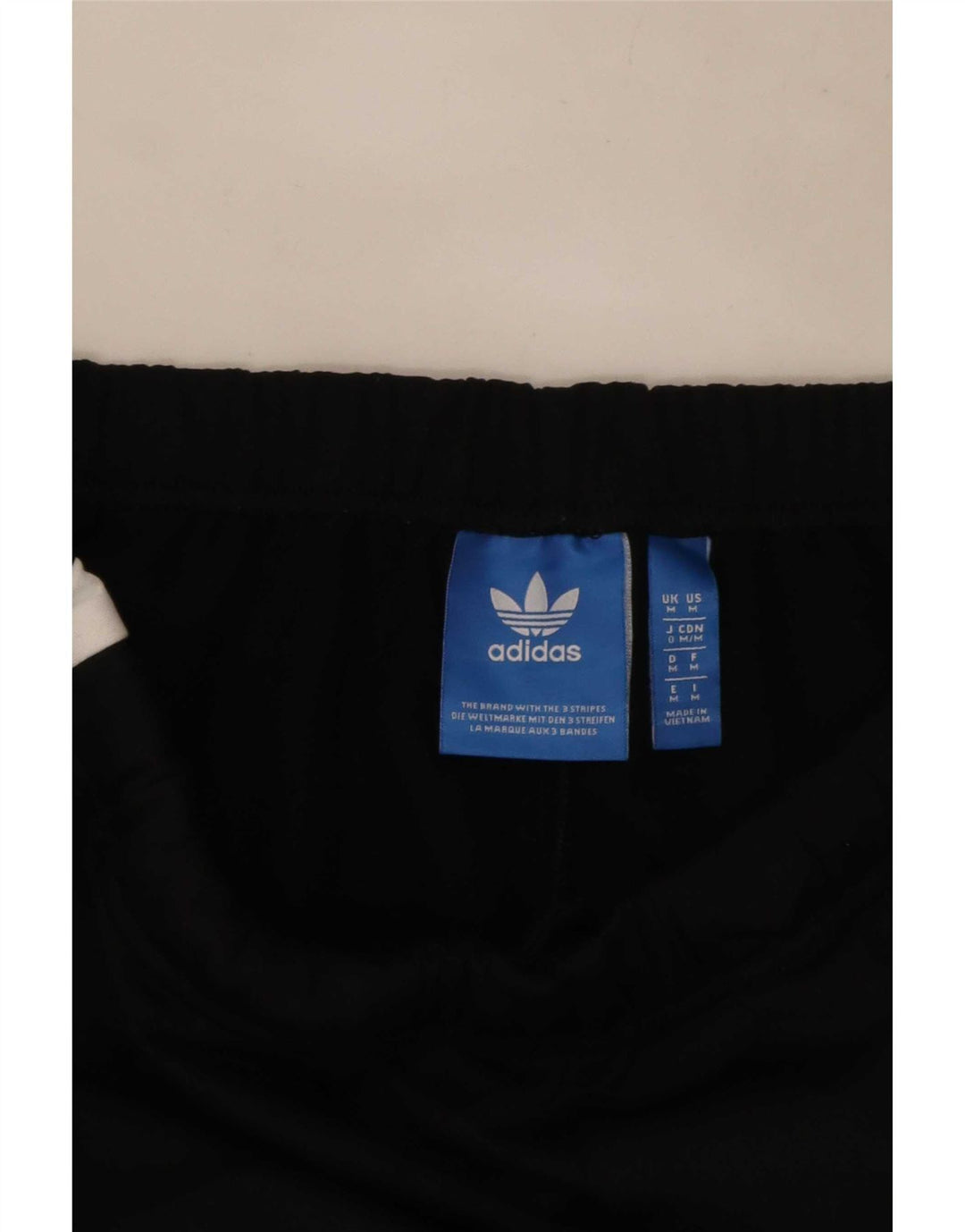 Adidas muške hlače za trenirku srednje crne boje od poliestera