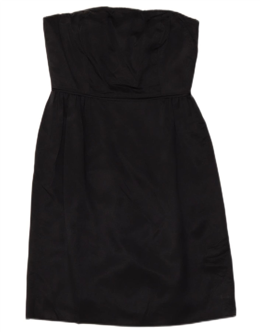 J. CREW Ženska mini haljina bez naramenica US 2 XS crna svila