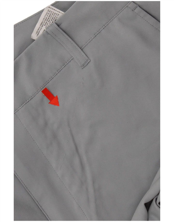 Puma muške uske chino hlače W34 L32 sivi poliester