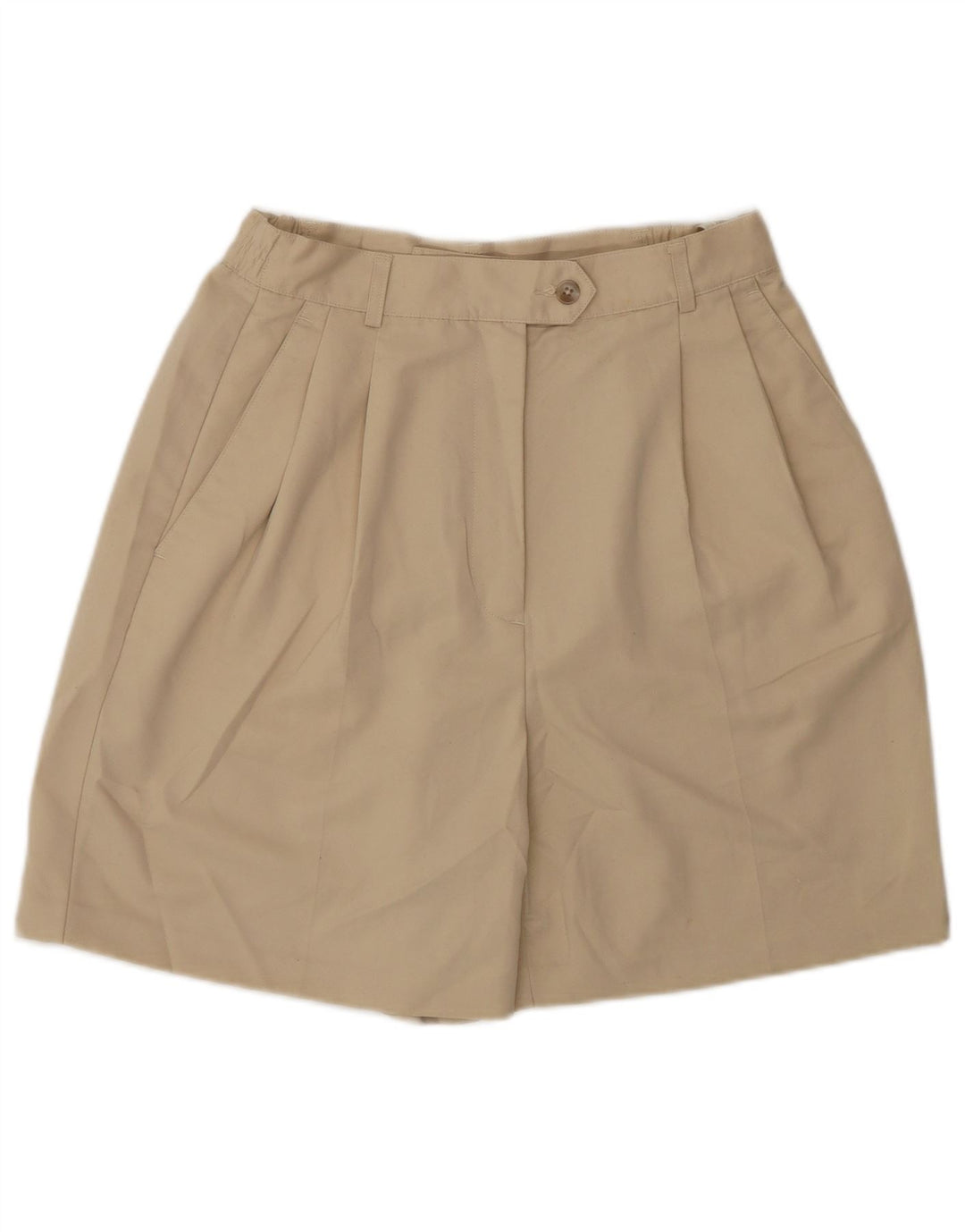 IZOD Ženske chino kratke hlače s štipaljkama US 6 srednje W28 bež poliester