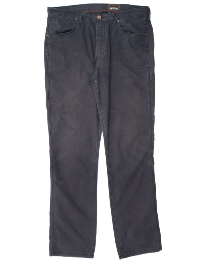 WRANGLER Muške Arizona rastezljive ravne ležerne hlače W36 L34 tamnoplave