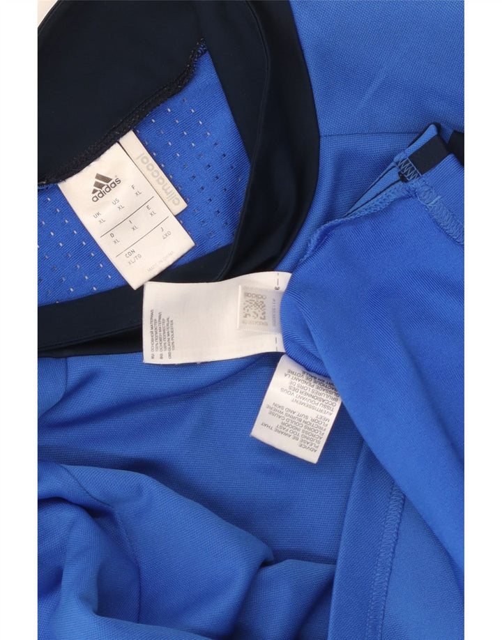 Adidas muška Climacool majica dugih rukava XL plavi poliester u boji