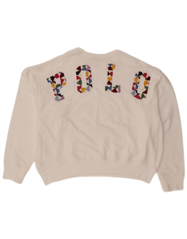 POLO RALPH LAUREN Ženska kratkotrajna majica UK 16 Velika bijela