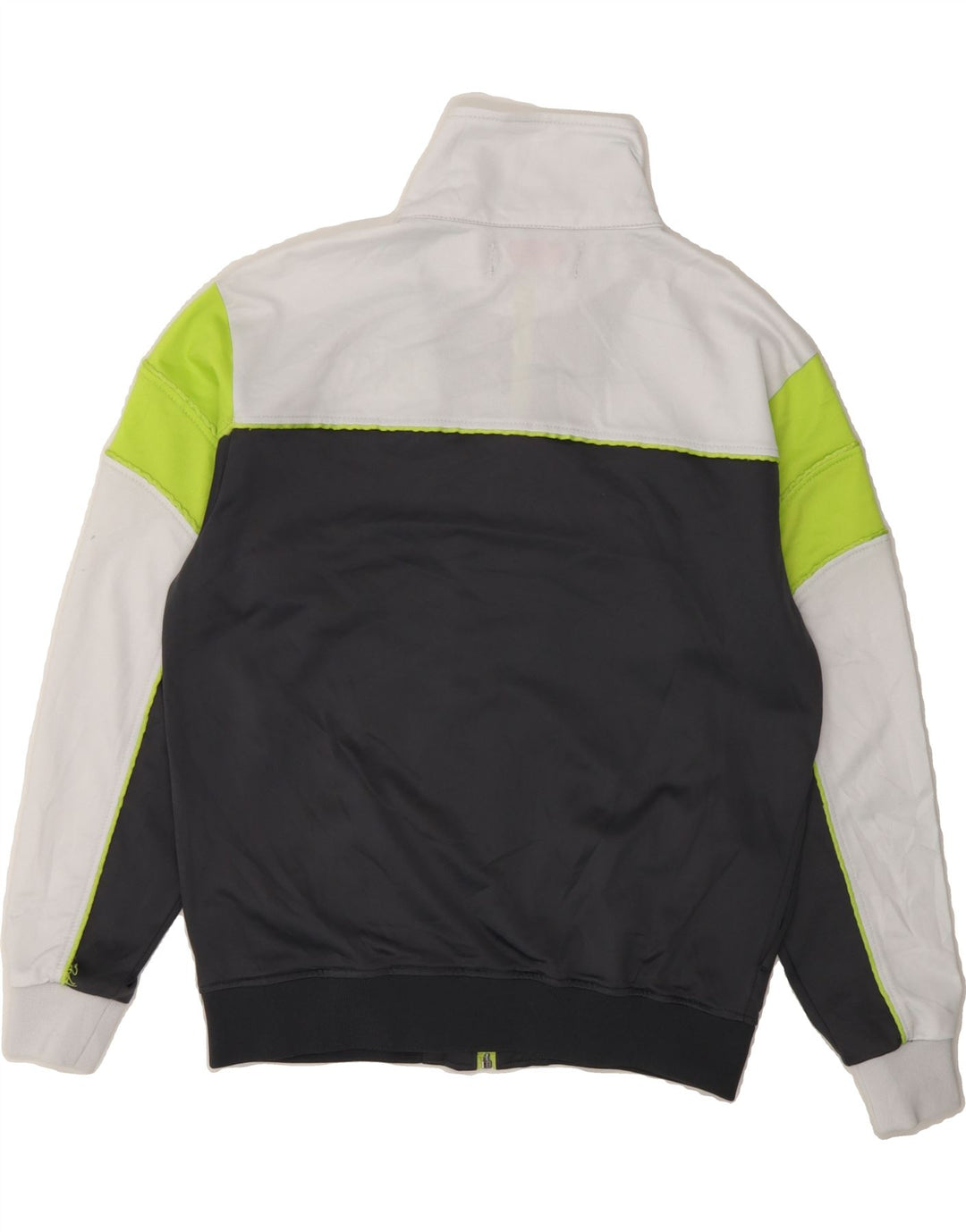 KAPPA Boys Tracksuit Top Jacket 13-14 Years 2XL White Colourblock Vintage Kappa and Second-Hand Kappa from Messina Hembry 
