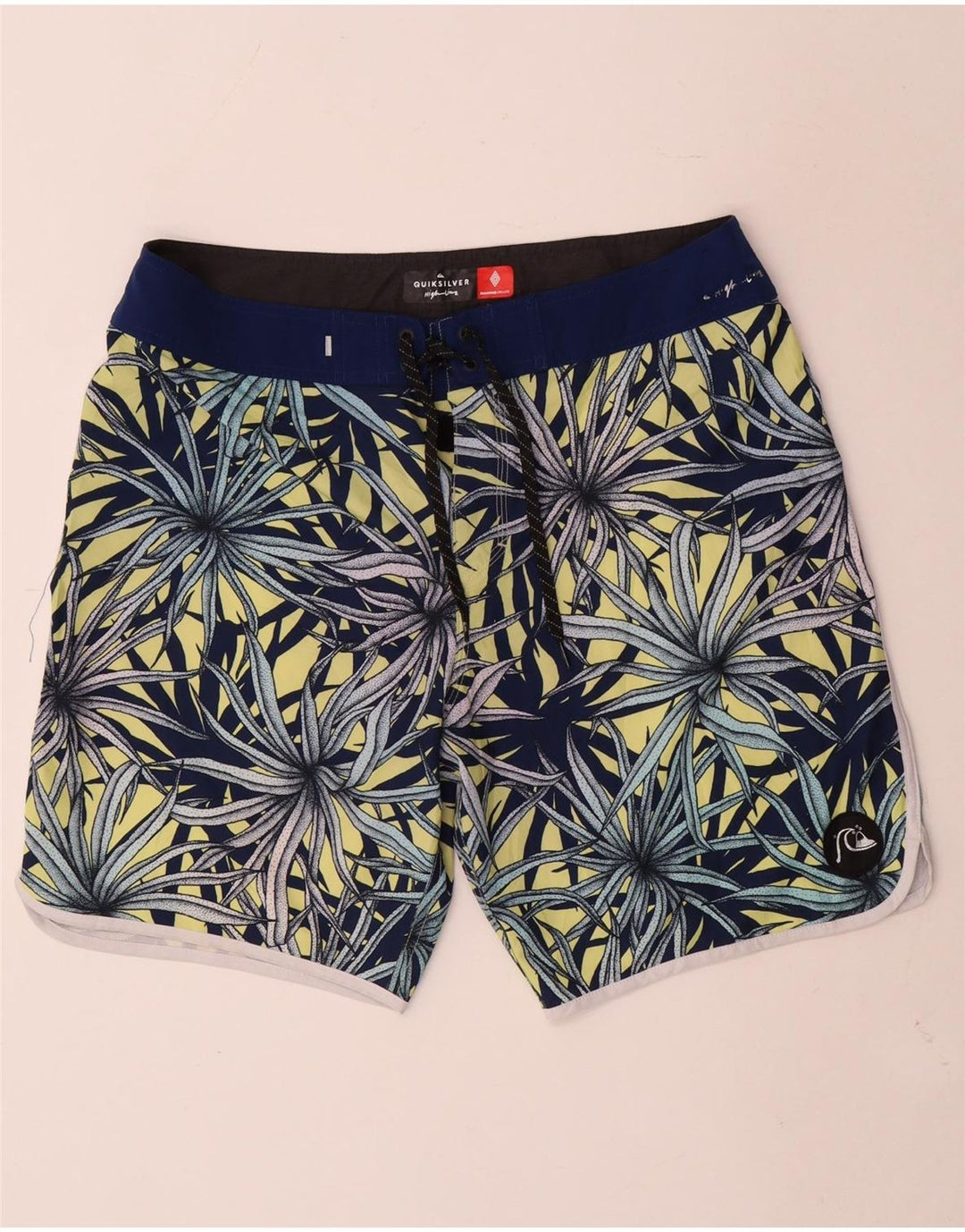 Quiksilver muške kratke hlače za kupanje, veliki plavi cvjetni poliester