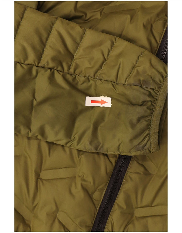 Superdry muška podstavljena jakna s kapuljačom UK 14 veliki zeleni poliester