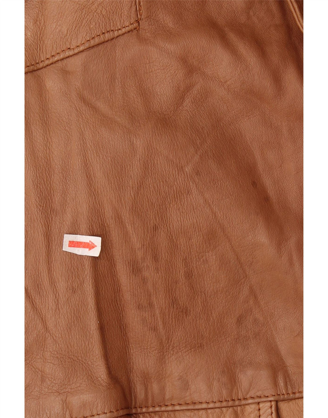 VINTAGE muška vojna kožna jakna UK 44 2XL smeđa koža