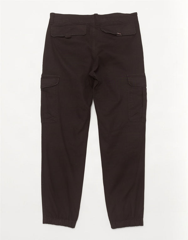 Tommy Hilfiger muške jogger hlače Cargo hlače W32 L30 crni pamuk