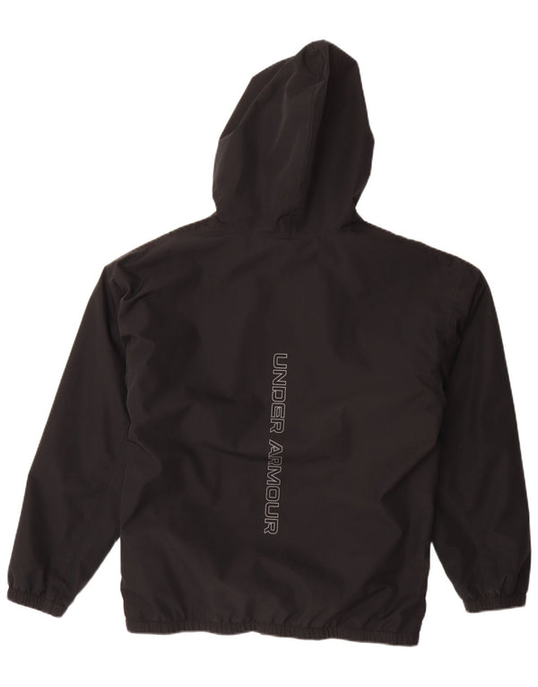 Under Armour Boys Graphic kišna jakna s kapuljačom 13-14 godina crna