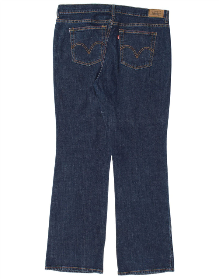 Levi's ženske 515 Bootcut traperice US 14 XL W36 L32 plavi pamuk