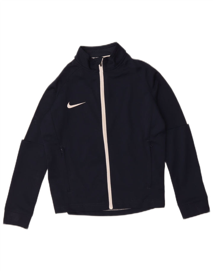 Nike Boys Dri Fit Gornja jakna od trenirke 8-9 godina Mala tamnoplava