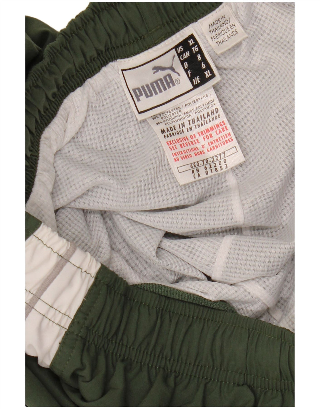 PUMA Muške trenirke Hlače Joggers XL Kaki Colourblock najlon