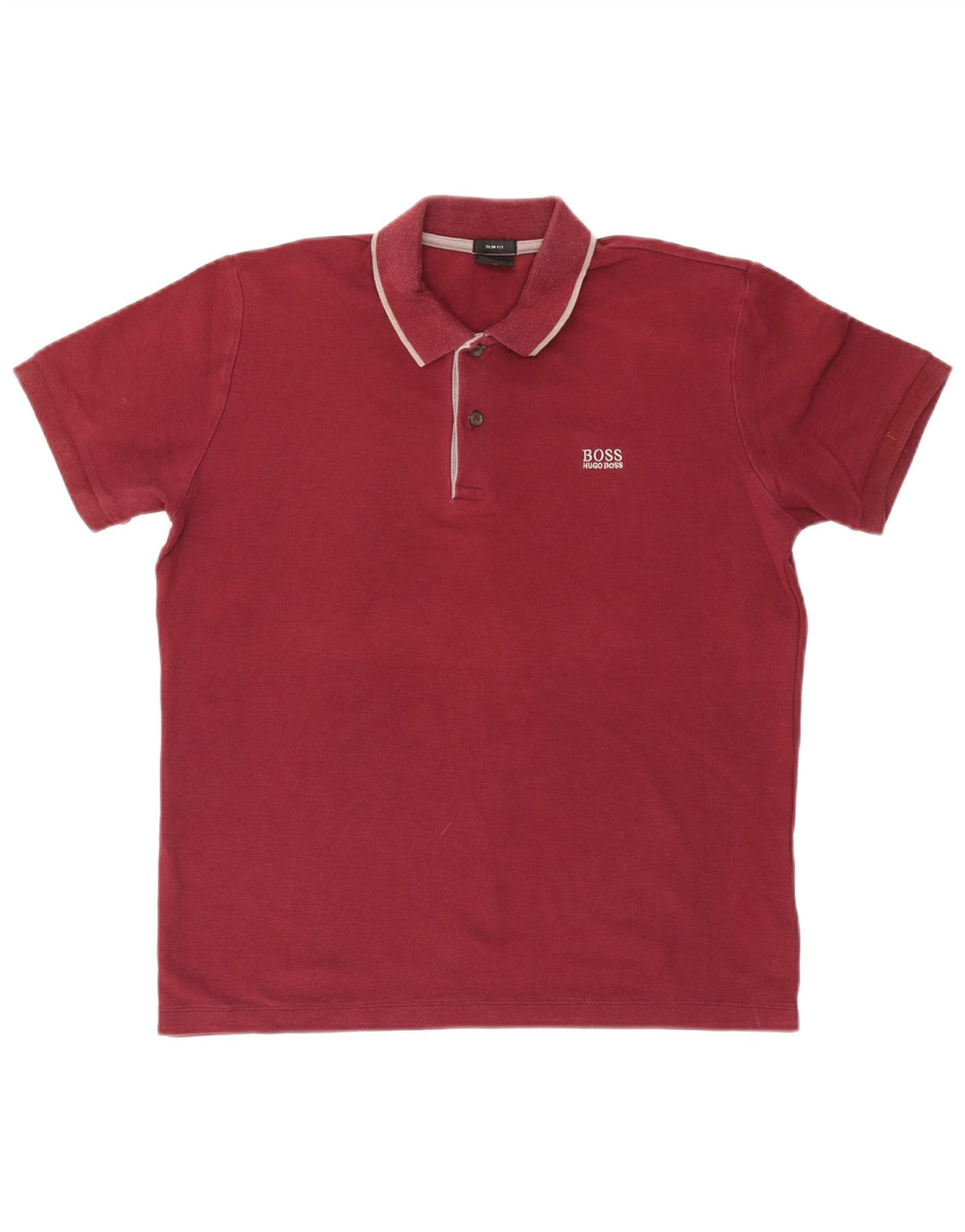 HUGO BOSS Muška polo majica Medium Burgundy Pamuk