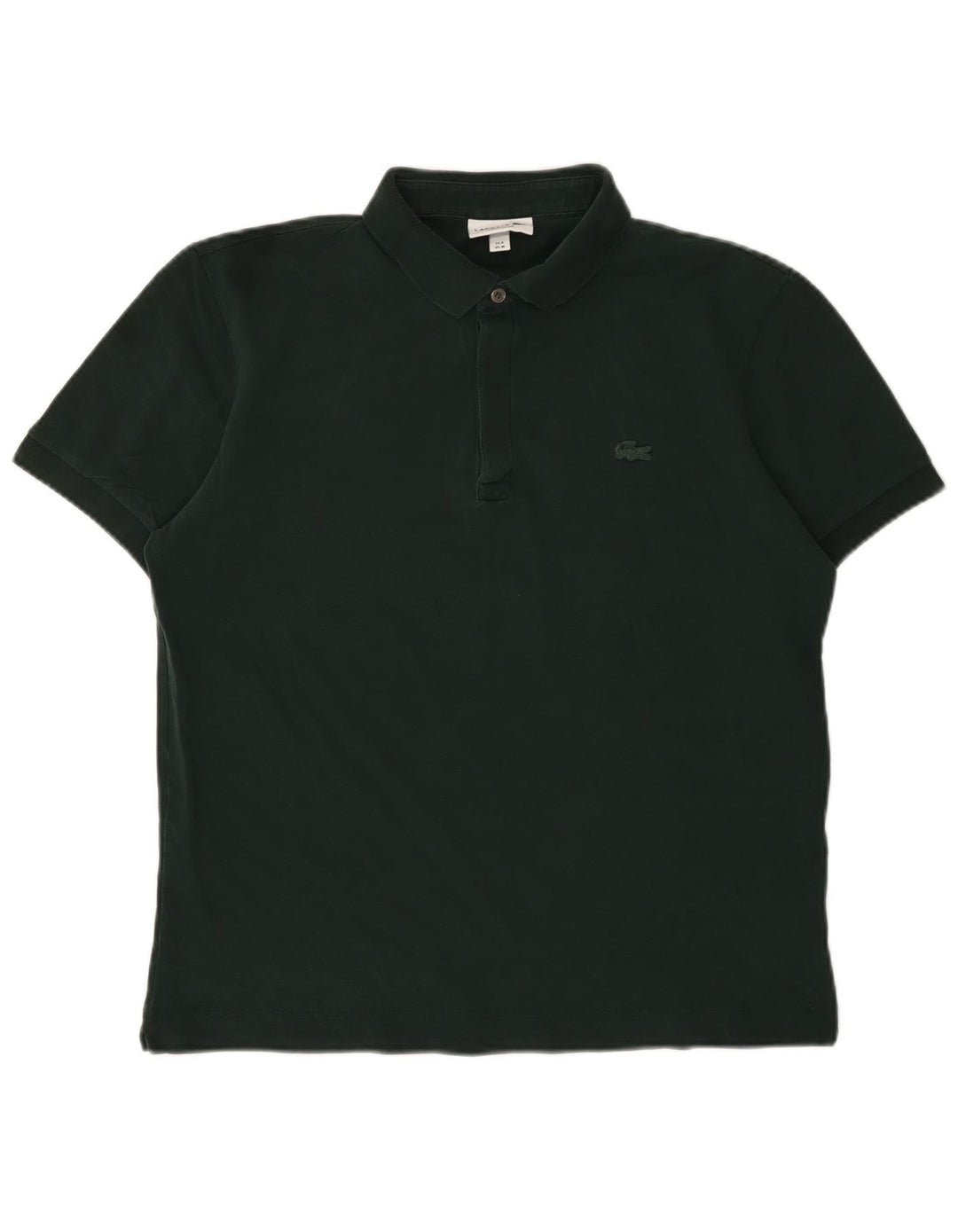 Lacoste muška polo majica standardnog kroja, veličina 4, srednje zeleni pamuk