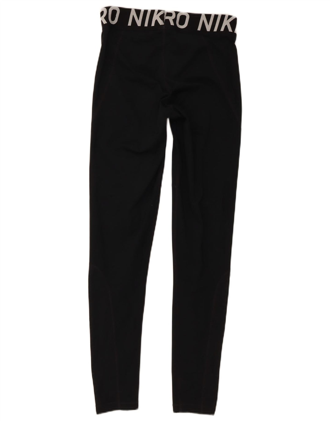 Nike Ženske Dri Fit Graphic Leggings UK 12 Srednje crni poliester