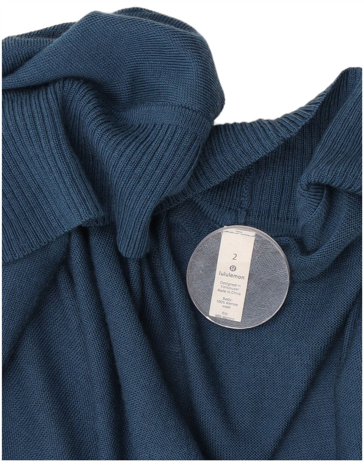 Lululemon ženski prekomjerni otvoreni kardigan pulover US 2 XS plavi