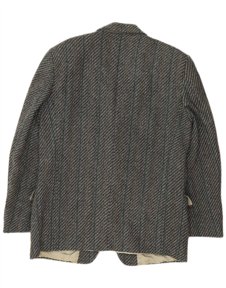 Facis muška jakna sa 2 gumba IT 52 XL siva vuna riblja kost