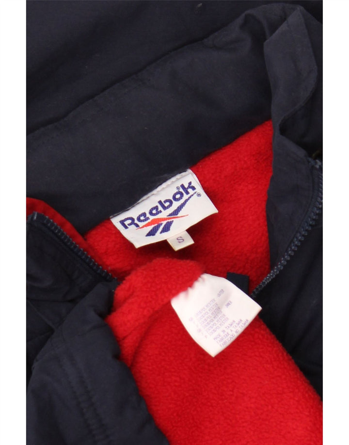 Reebok muška prevelika anorak jakna s kapuljačom UK 36 Mala tamnoplava