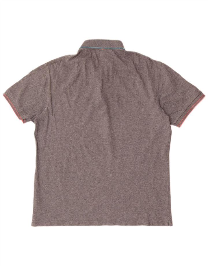 SUN68 Muška polo majica 2XL pamuk na sive pruge