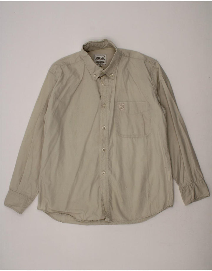 RIFLE Boys Shirt 9-10 Years Off White Cotton Vintage Rifle and Second-Hand Rifle from Messina Hembry 