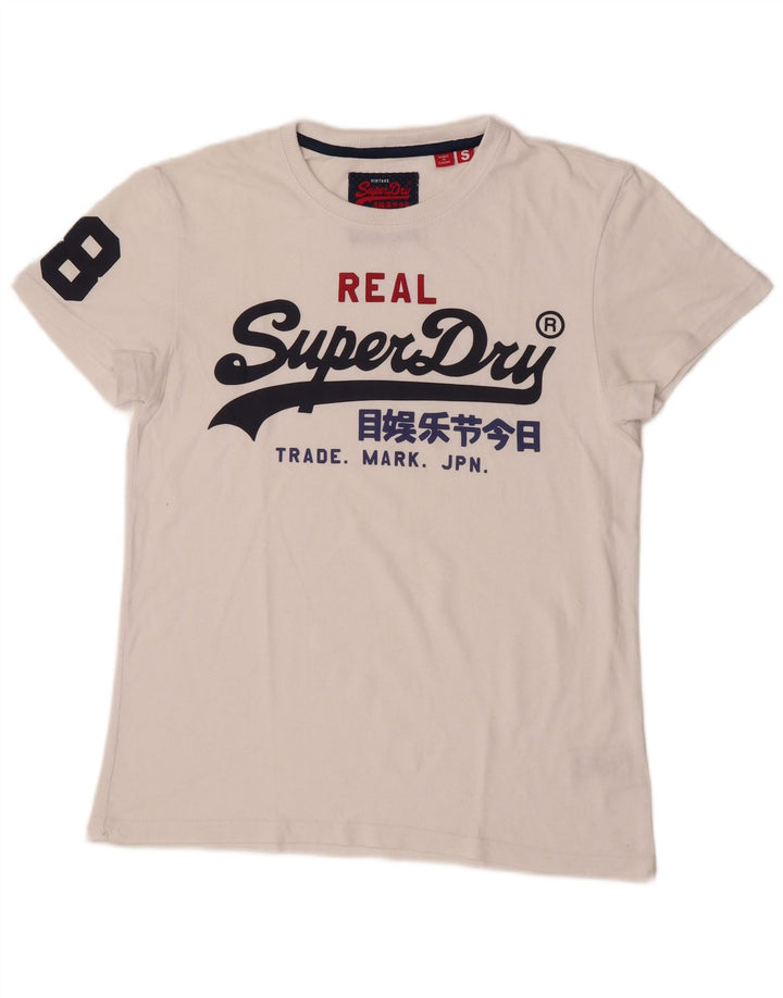 Superdry muška majica kratkih rukava s grafičkim motivima, mali bijeli pamuk