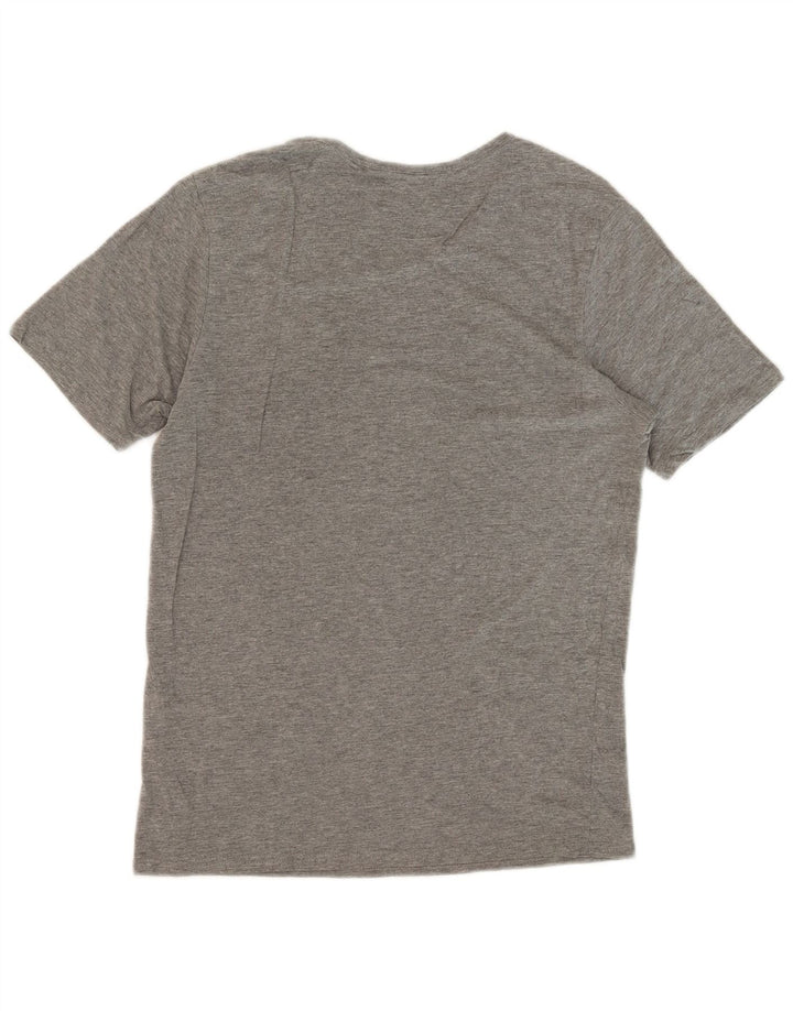 JACK & JONES Muška majica kratkih rukava s grafičkim motivima, srednje sivi flekasti pamuk