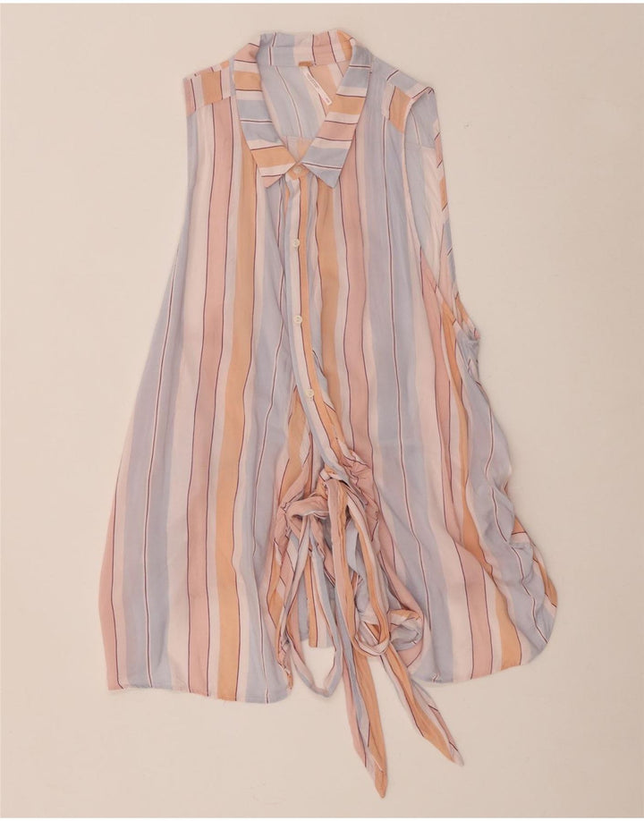 Free People Ženska košulja bluza UK 12 srednje raznobojne pruge