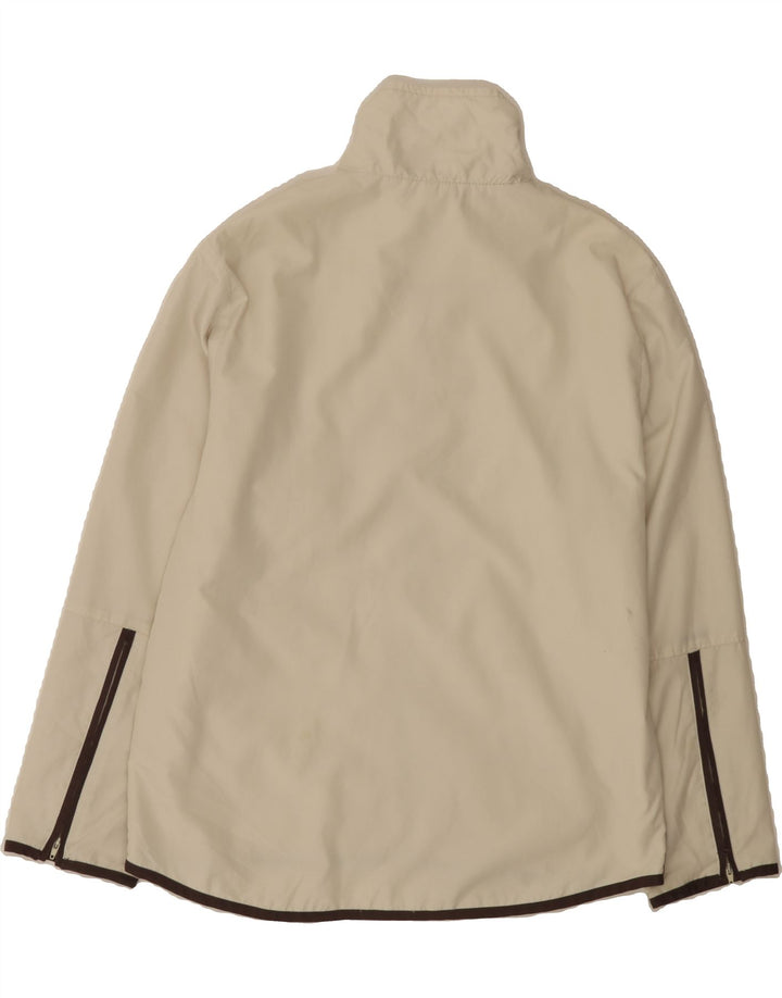 REEBOK Womens Tracksuit Top Jacket UK 14 Medium Beige Polyester Vintage Reebok and Second-Hand Reebok from Messina Hembry 