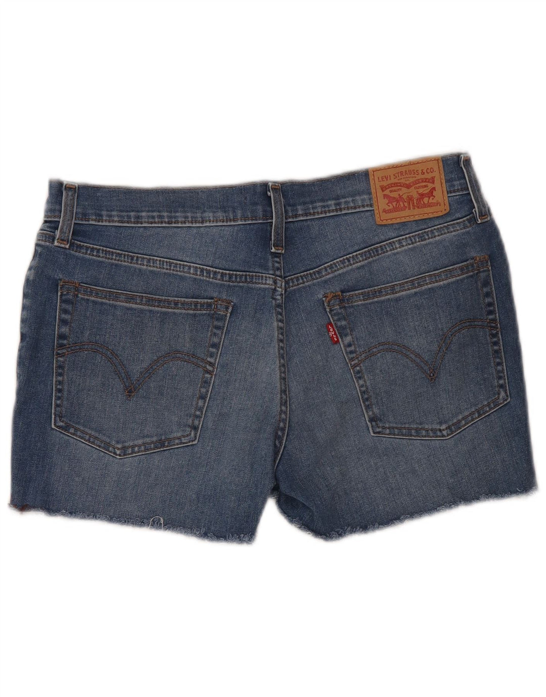 Levi's ženske traper kratke hlače W29 srednje plavi pamuk