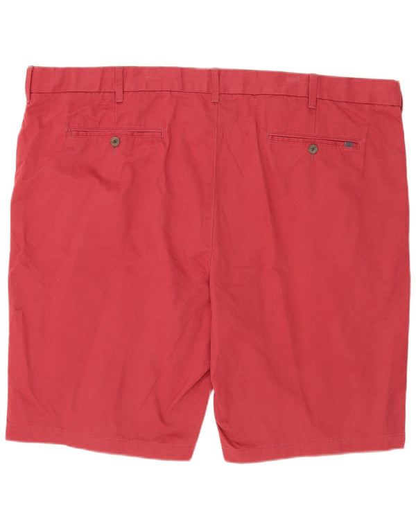 Marks & Spencer Mens Chino Shorts W48 4XL Red Cotton
