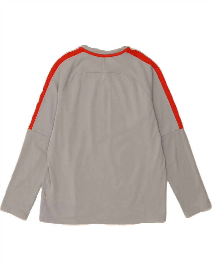 NIKE ženska majica Dri Fit dugih rukava UK 14 srednje sivi poliester