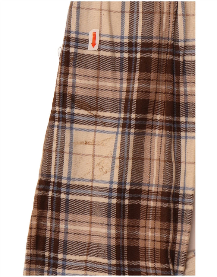 Sea Barrier muška flanelska košulja 2XL bež karirani pamuk