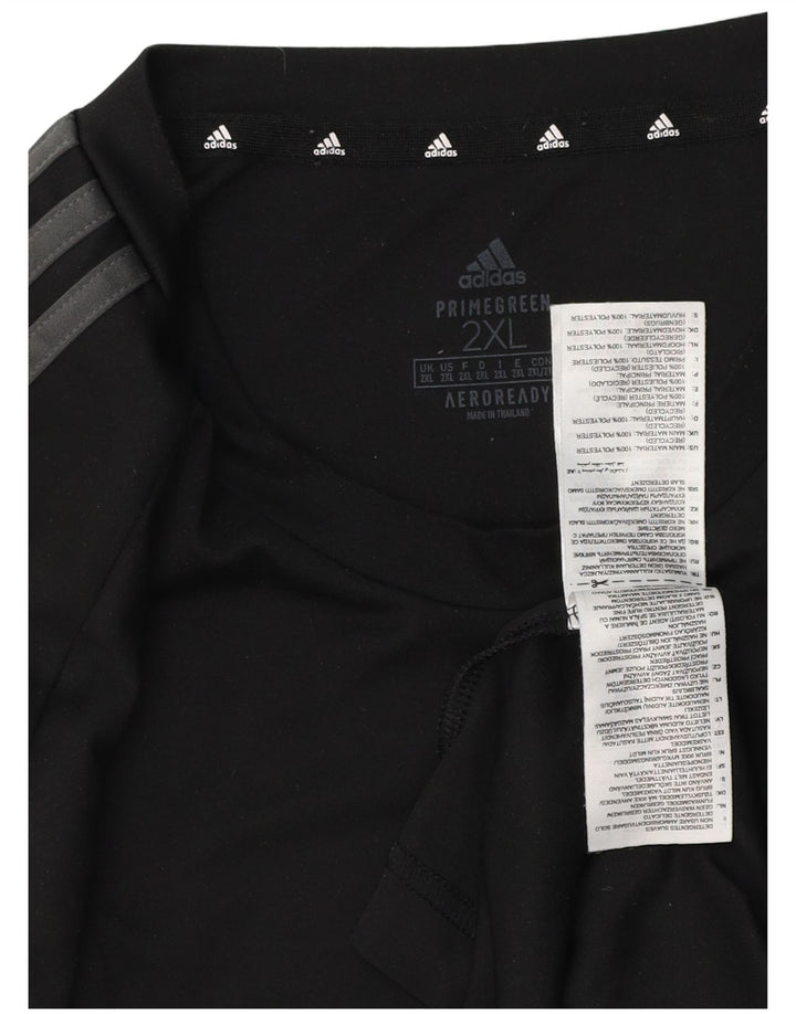 Adidas muška Aeroready majica kratkih rukava 2XL crni poliester