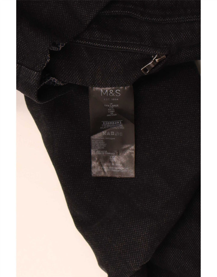 Marks & Spencer muška pomoćna jakna UK 46 3XL crni pamuk