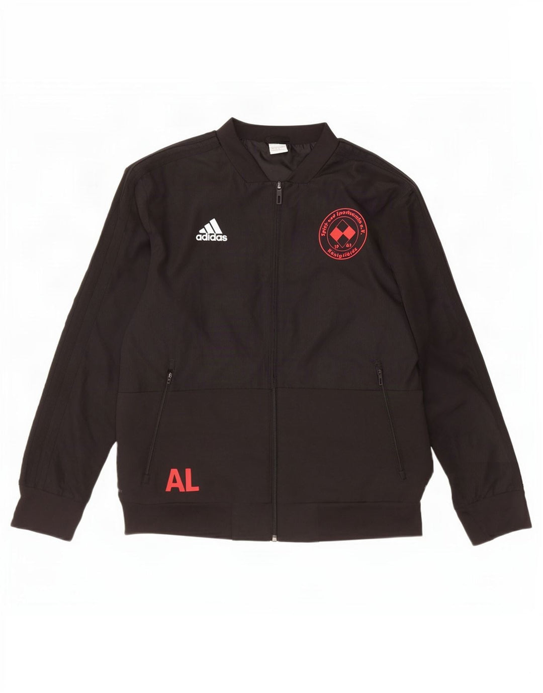 Adidas muška trenirka Climalite Graphic Gornja jakna velika crna poliesterska
