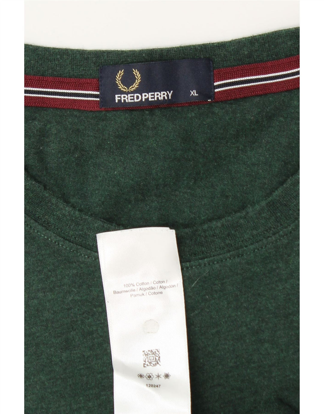 Fred Perry muška majica XL zeleni pamuk