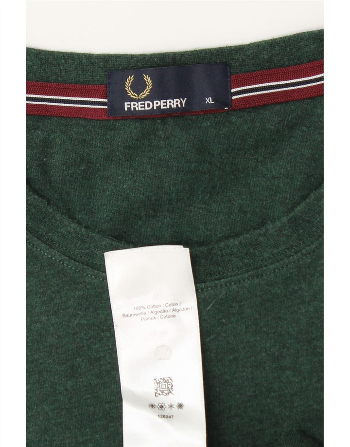 Fred Perry muška majica XL zeleni pamuk
