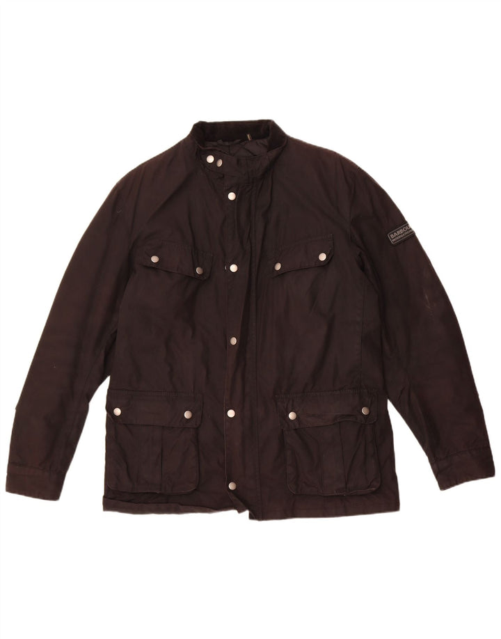 Barbour muška jakna od voštanog pamuka UK 40 Large Black Cotton
