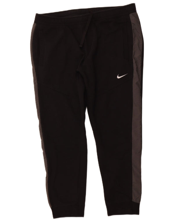 NIKE Muška trenirka Hlače Joggers 2XL Crni pamuk u boji