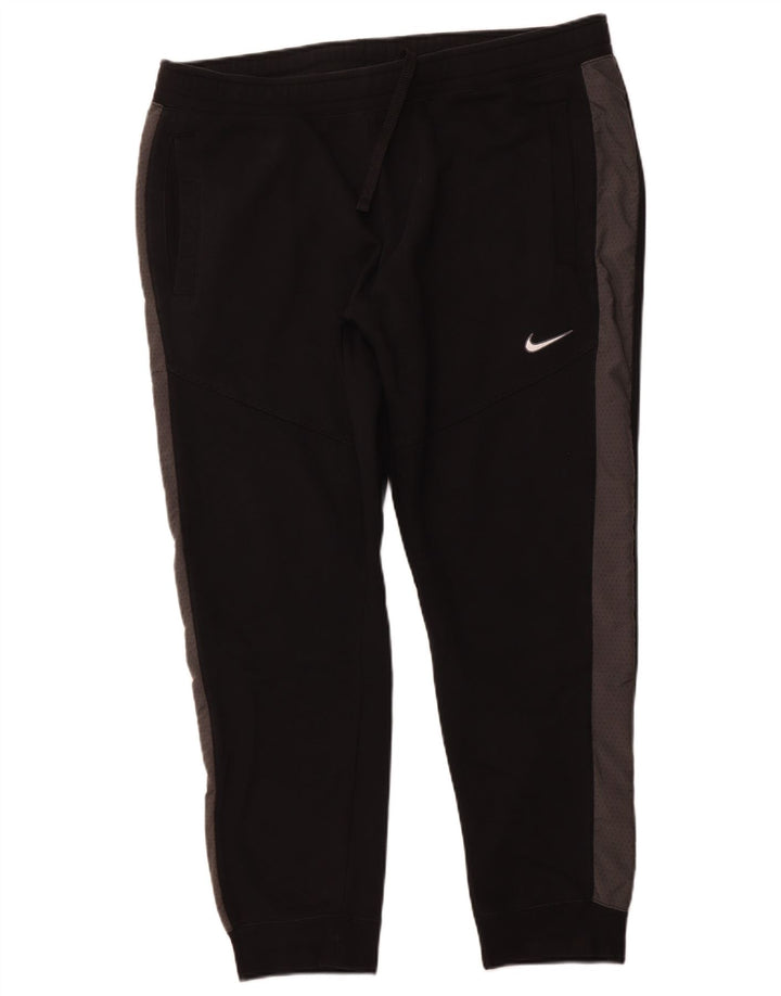 NIKE Muška trenirka Hlače Joggers 2XL Crni pamuk u boji