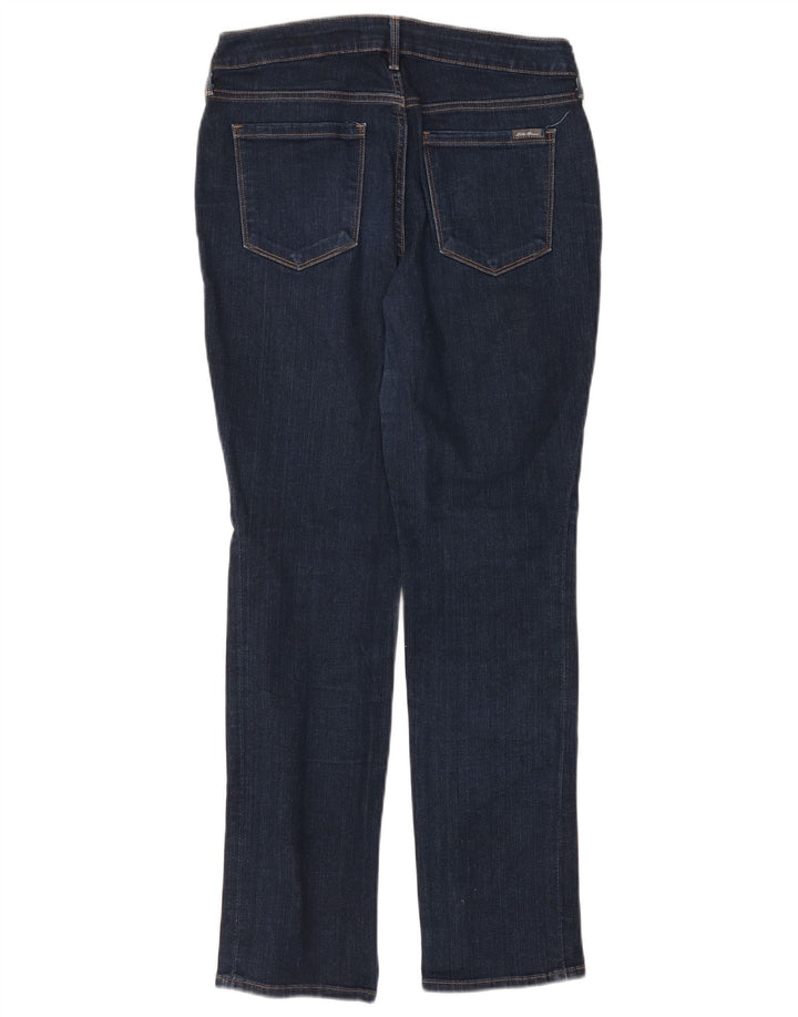 Eddie Bauer ženske ravne traperice US 8 srednje W29 L29 tamnoplavi pamuk