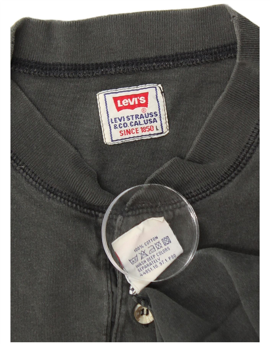 LEVI'S Muška majica kratkih rukava Veliki crni pamuk