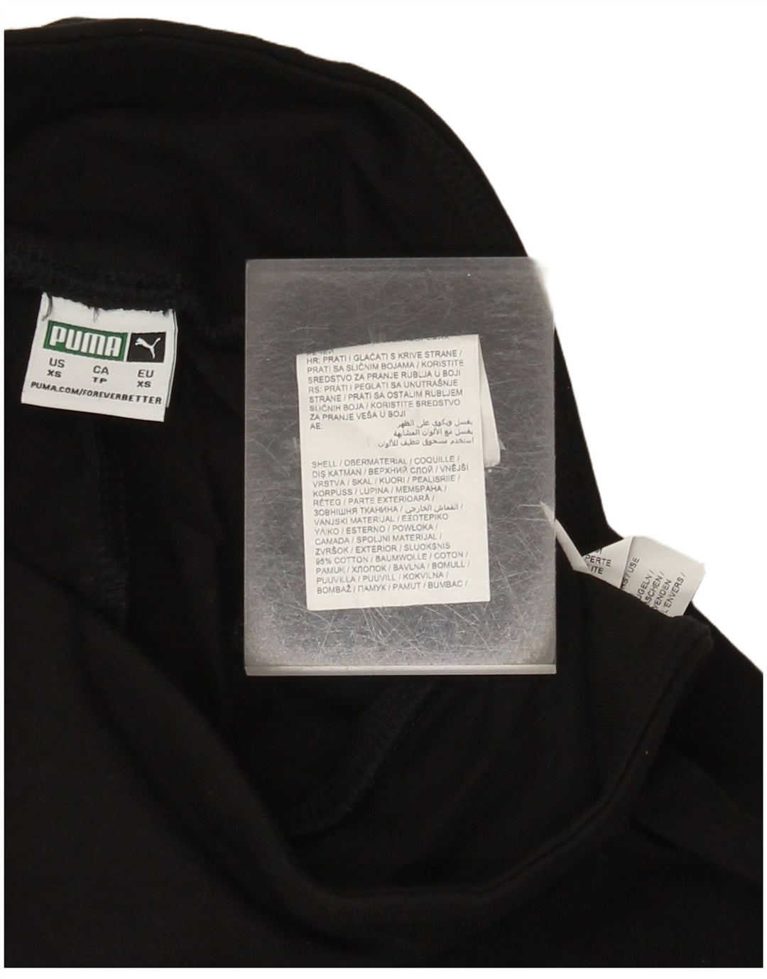 PUMA ženske sportske kratke hlače UK 4 XS crni pamuk