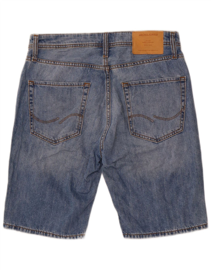 Jack & Jones muške obične traper kratke hlače male W29 plavi pamuk