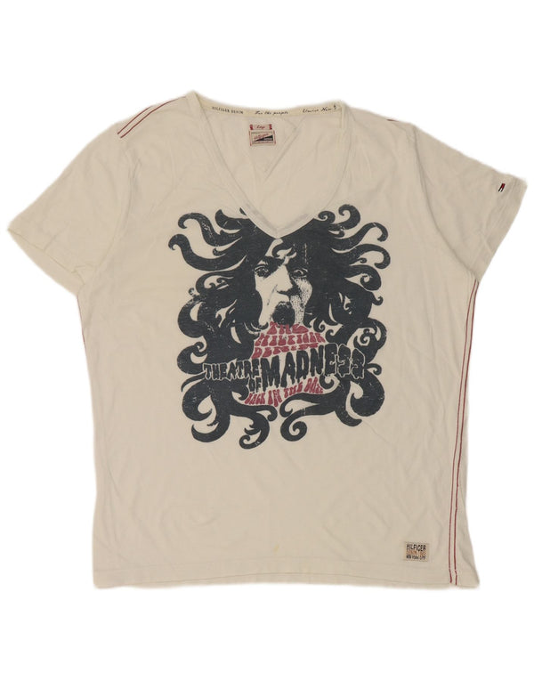 Tommy Hilfiger Ženska majica kratkih rukava s grafičkim motivima UK 16 Large White
