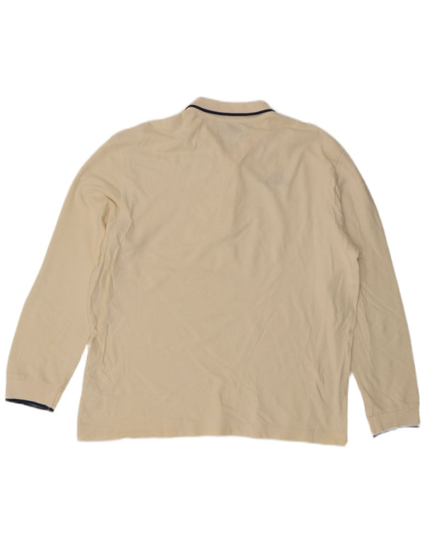 Kappa muška polo majica dugih rukava XL od bijelog pamuka